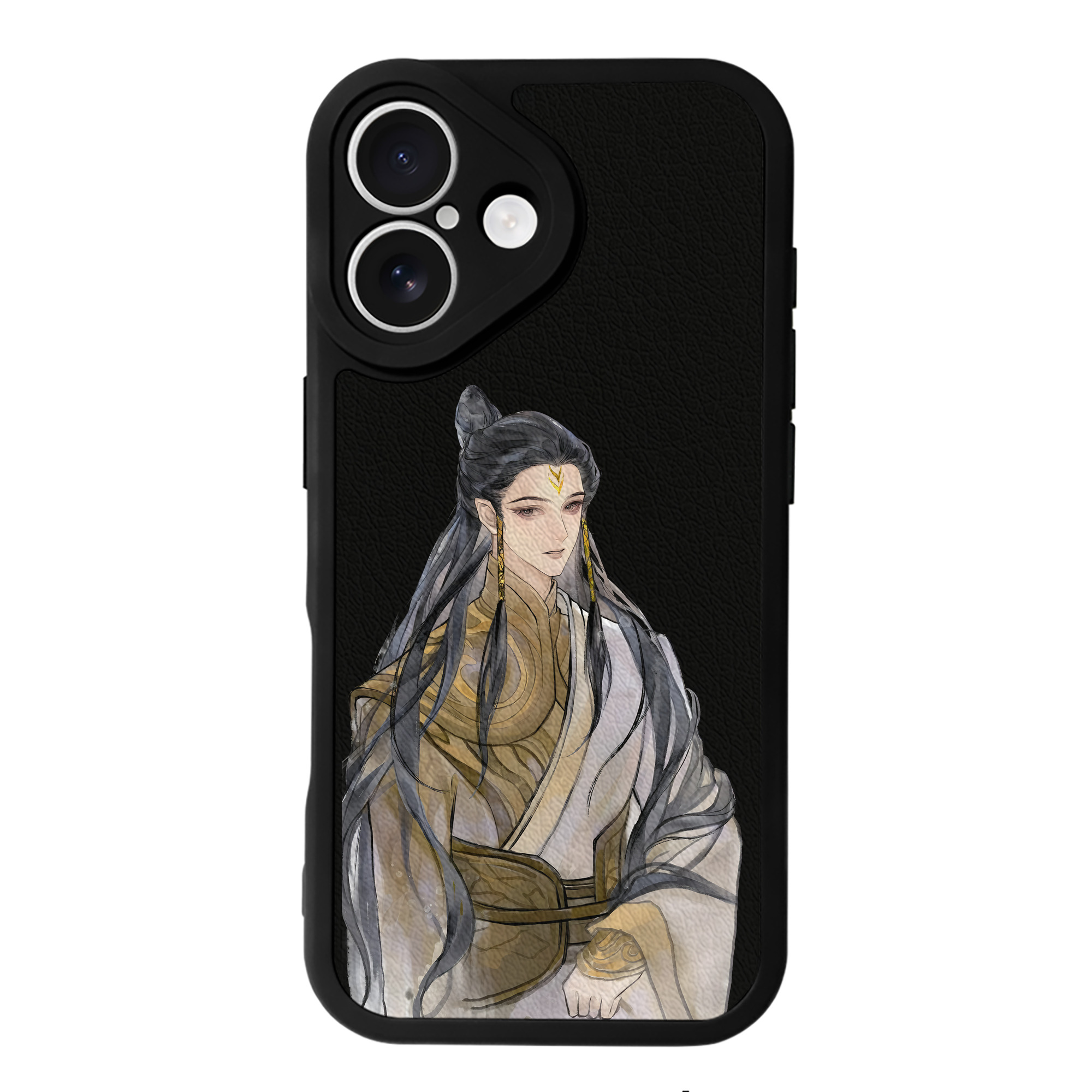 （画像用） Ne Zha 2 ナタ 魔童の大暴れ 【iPhone 16シリーズ対応】シリコンスマホケース（レザー調） 材質：シリコン